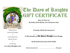 DOKs Gift Certificate